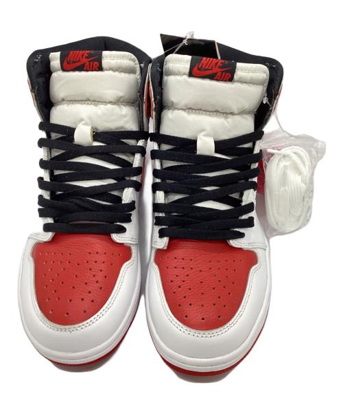 NIKE（ナイキ）NIKE (ナイキ) ハイカットスニーカー ホワイト×レッド サイズ:28の古着・服飾アイテム