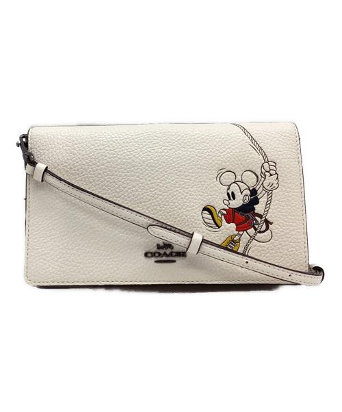 COACH（コーチ）COACH (コーチ) Disney (ディズニー) ショルダーバッグ アイボリーの古着・服飾アイテム