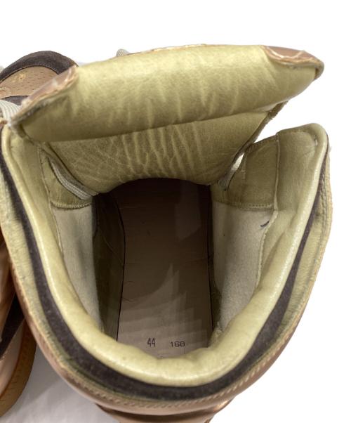 Maison Margiela（メゾンマルジェラ）Maison Margiela (メゾンマルジェラ) ハイカットスニーカー ブラウン サイズ:44の古着・服飾アイテム