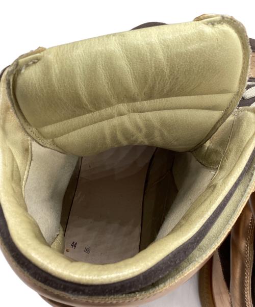 Maison Margiela（メゾンマルジェラ）Maison Margiela (メゾンマルジェラ) ハイカットスニーカー ブラウン サイズ:44の古着・服飾アイテム