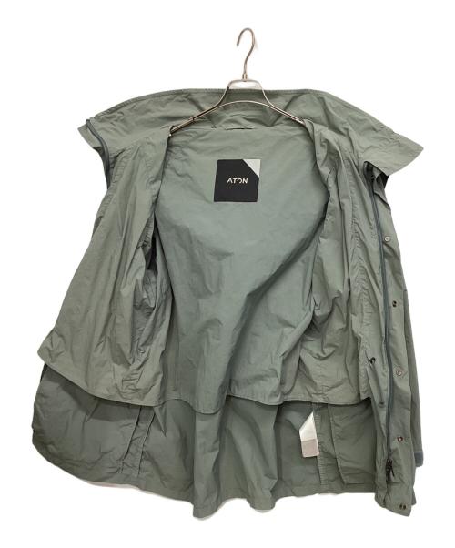 ATON（エイトン）ATON (エイトン) ナイロンコート グレー サイズ:2の古着・服飾アイテム