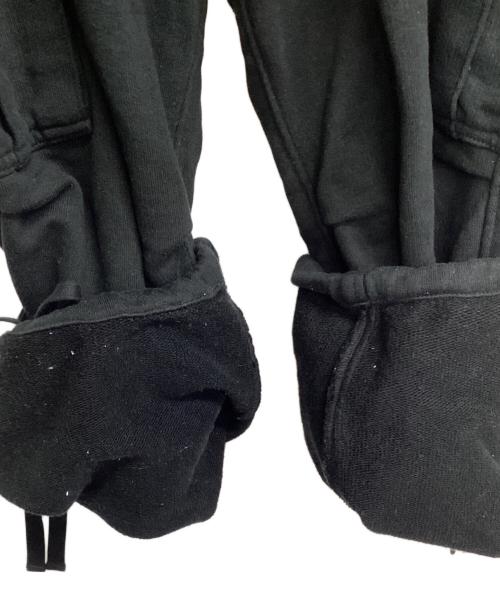 KOHKI（コッキ）KOHKI (コッキ) スウェットカーゴパンツ ブラック サイズ:2の古着・服飾アイテム