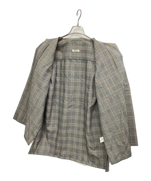 INTERIM（インテリム）INTERIM (インテリム) シャツジャケット グレー サイズ:5の古着・服飾アイテム