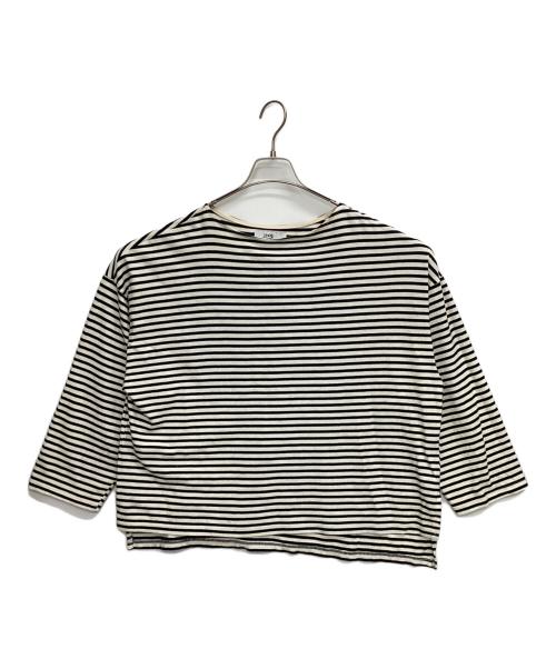 map.（マップ）map. (マップ) 長袖カットソー ホワイト×ブラック サイズ:freeの古着・服飾アイテム