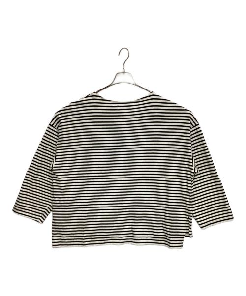 map.（マップ）map. (マップ) 長袖カットソー ホワイト×ブラック サイズ:freeの古着・服飾アイテム