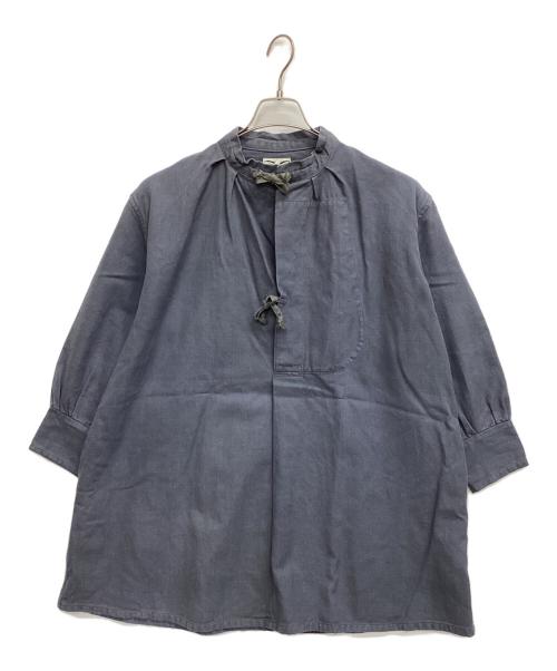 H(アッシュ)（アッシュ）H(アッシュ) (アッシュ) 長袖シャツ ブルー サイズ:記載なしの古着・服飾アイテム