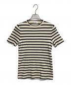JIL SANDER+ジルサンダープラス）の古着「半袖カットソー」｜ブラック×アイボリー