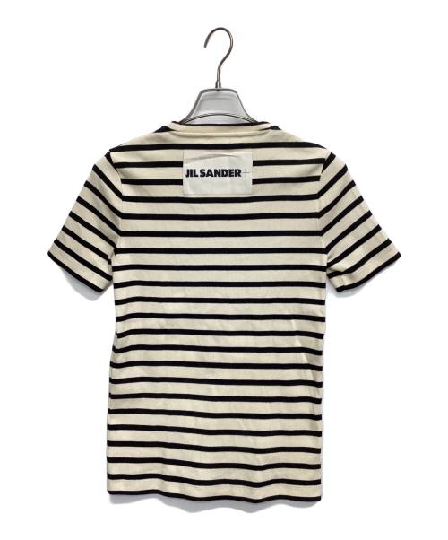 JIL SANDER+（ジルサンダープラス）JIL SANDER+ (ジルサンダープラス) 半袖カットソー ブラック×アイボリー サイズ:Sの古着・服飾アイテム