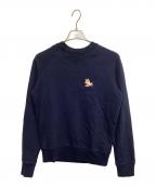 maison kitsuneメゾンキツネ）の古着「スウェット」｜ネイビー