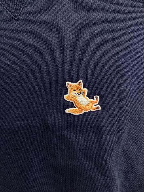 maison kitsune（メゾンキツネ）MAISON KITSUNE (メゾンキツネ) スウェット ネイビー サイズ:XXSの古着・服飾アイテム