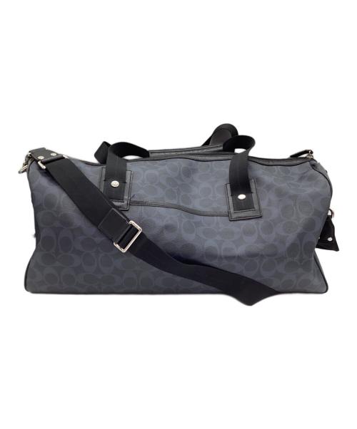 COACH（コーチ）COACH (コーチ) ボストンバッグ ネイビー×ブラックの古着・服飾アイテム