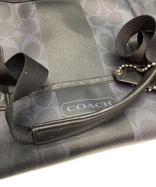 COACH（コーチ）COACH (コーチ) ボストンバッグ ネイビー×ブラックの古着・服飾アイテム
