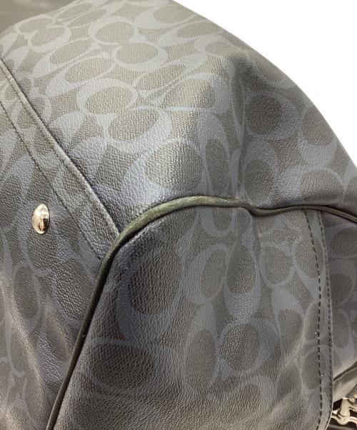 COACH（コーチ）COACH (コーチ) ボストンバッグ ネイビー×ブラックの古着・服飾アイテム