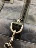 中古・古着 COACH (コーチ) ボストンバッグ ネイビー×ブラック：20000円