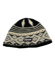 SUPREME（シュプリーム）の古着「Diamond Beanie」｜ブラック×ホワイト