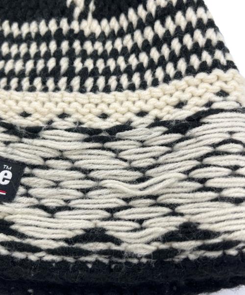 SUPREME（シュプリーム）Supreme (シュプリーム) Diamond Beanie ブラック×ホワイトの古着・服飾アイテム