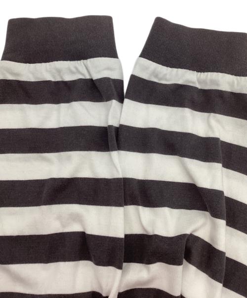 Graphpaper（グラフペーパー）Graphpaper (グラフペーパー) 長袖カットソー ホワイト×グレー サイズ:2の古着・服飾アイテム