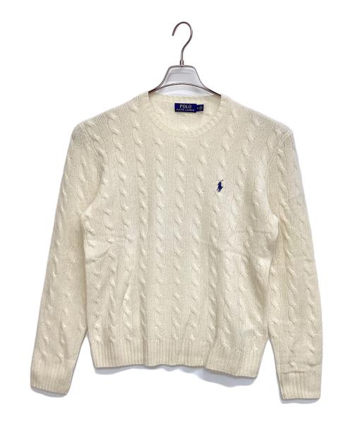 POLO RALPH LAUREN（ポロ・ラルフローレン）POLO RALPH LAUREN (ポロ・ラルフローレン) 厚手ニット ベージュ サイズ:Ｍの古着・服飾アイテム