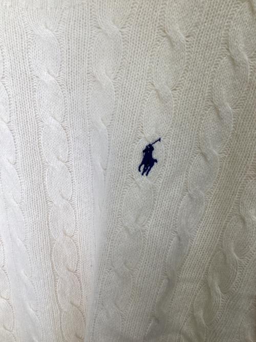 POLO RALPH LAUREN（ポロ・ラルフローレン）POLO RALPH LAUREN (ポロ・ラルフローレン) 厚手ニット ベージュ サイズ:Ｍの古着・服飾アイテム