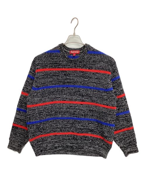 SUPREME（シュプリーム）Supreme (シュプリーム) 厚手ニット ブラック×レッド×ブルー サイズ:Mの古着・服飾アイテム