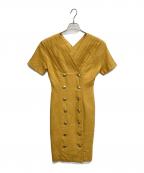 MISS Diorミス ディオール）の古着「半袖ワンピース」｜オレンジ