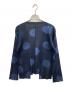 PLEATS PLEASE (プリーツプリーズ) 薄手カーディガン ブラック×ネイビー サイズ:記載なし：20000円
