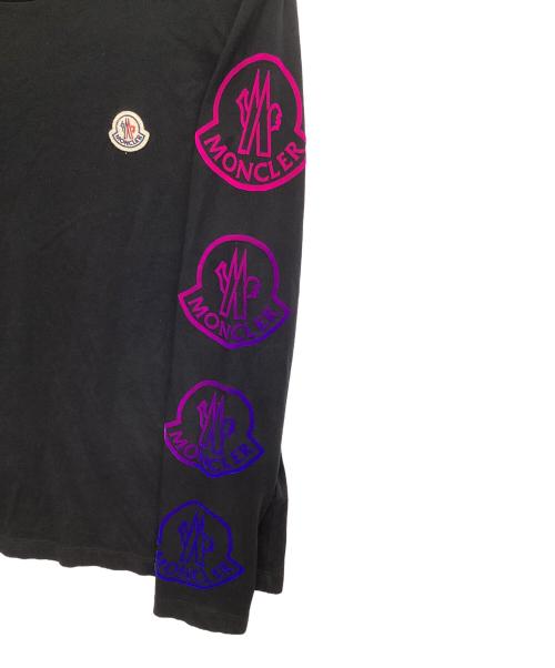 MONCLER（モンクレール）MONCLER (モンクレール) 長袖カットソー ブラック サイズ:Sの古着・服飾アイテム