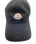 中古・古着 MONCLER (モンクレール) キャップ ブラック：15000円