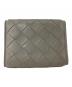 BOTTEGA VENETA (ボッテガベネタ) イントレチャート 3つ折り財布 グレー：20000円