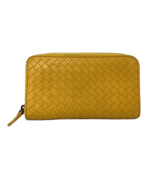 BOTTEGA VENETA（ボッテガベネタ）BOTTEGA VENETA (ボッテガベネタ) イントレチャート 長財布 イエローの古着・服飾アイテム