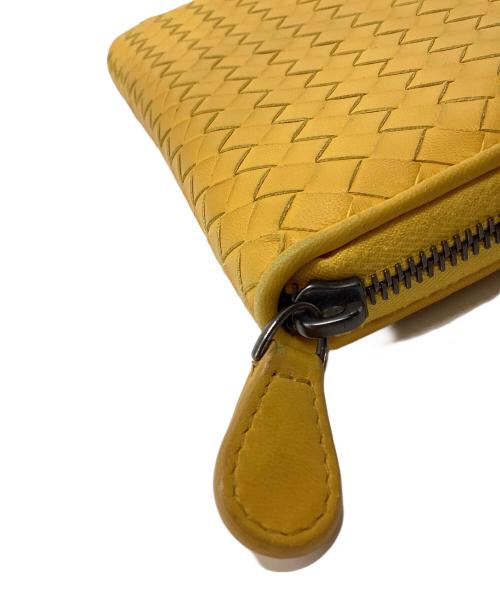 BOTTEGA VENETA（ボッテガベネタ）BOTTEGA VENETA (ボッテガベネタ) イントレチャート 長財布 イエローの古着・服飾アイテム