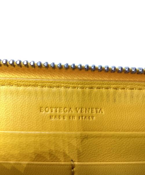 BOTTEGA VENETA（ボッテガベネタ）BOTTEGA VENETA (ボッテガベネタ) イントレチャート 長財布 イエローの古着・服飾アイテム