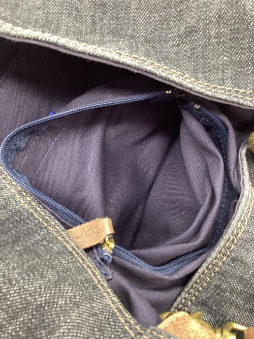 BURBERRY BLUE LABEL（バーバリー ブルー レーベル）BURBERRY BLUE LABEL (バーバリー ブルー レーベル) デニム2WAYバッグ インディゴの古着・服飾アイテム