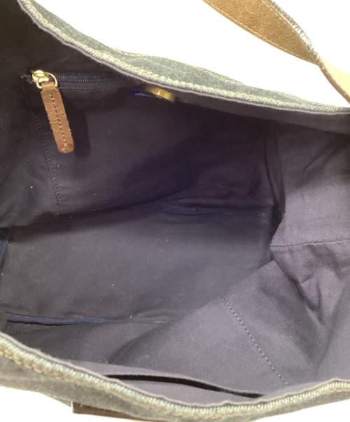 BURBERRY BLUE LABEL（バーバリー ブルー レーベル）BURBERRY BLUE LABEL (バーバリー ブルー レーベル) デニム2WAYバッグ インディゴの古着・服飾アイテム