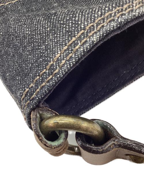 BURBERRY BLUE LABEL（バーバリー ブルー レーベル）BURBERRY BLUE LABEL (バーバリー ブルー レーベル) デニム2WAYバッグ インディゴの古着・服飾アイテム