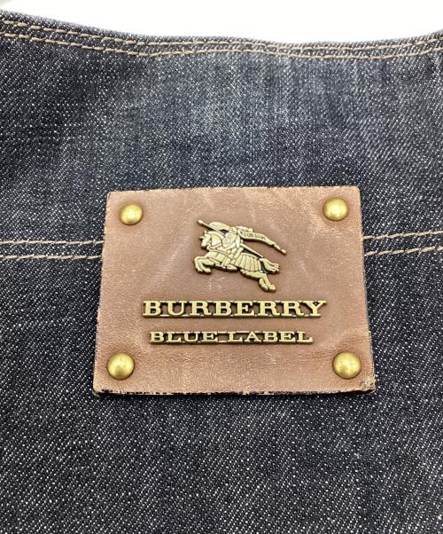 BURBERRY BLUE LABEL（バーバリー ブルー レーベル）BURBERRY BLUE LABEL (バーバリー ブルー レーベル) デニム2WAYバッグ インディゴの古着・服飾アイテム