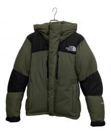 THE NORTH FACE（ザ ノース フェイス）の古着「ダウンジャケット」｜カーキ×ブラック