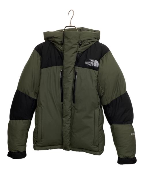 THE NORTH FACE（ザ ノース フェイス）THE NORTH FACE (ザ ノース フェイス) ダウンジャケット カーキ×ブラック サイズ:Ｌの古着・服飾アイテム