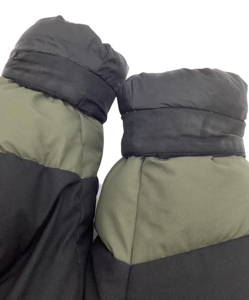 THE NORTH FACE（ザ ノース フェイス）THE NORTH FACE (ザ ノース フェイス) ダウンジャケット カーキ×ブラック サイズ:Ｌの古着・服飾アイテム