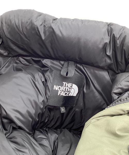 THE NORTH FACE（ザ ノース フェイス）THE NORTH FACE (ザ ノース フェイス) ダウンジャケット カーキ×ブラック サイズ:Ｌの古着・服飾アイテム