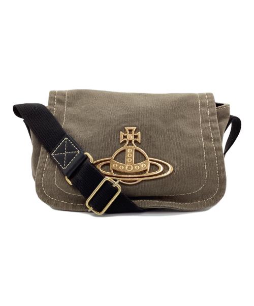 Vivienne Westwood（ヴィヴィアンウエストウッド）Vivienne Westwood (ヴィヴィアンウエストウッド) ショルダーバッグ オリーブの古着・服飾アイテム