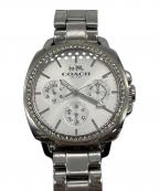 COACHコーチ）の古着「クロノグラフ腕時計　(Boyfriend)」｜シルバー
