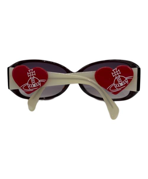 Vivienne Westwood（ヴィヴィアンウエストウッド）Vivienne Westwood (ヴィヴィアンウエストウッド) サングラス ホワイト×ブラウンの古着・服飾アイテム