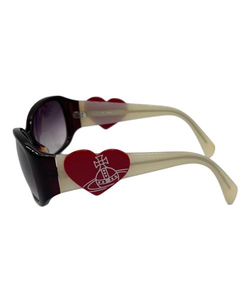 Vivienne Westwood（ヴィヴィアンウエストウッド）Vivienne Westwood (ヴィヴィアンウエストウッド) サングラス ホワイト×ブラウンの古着・服飾アイテム