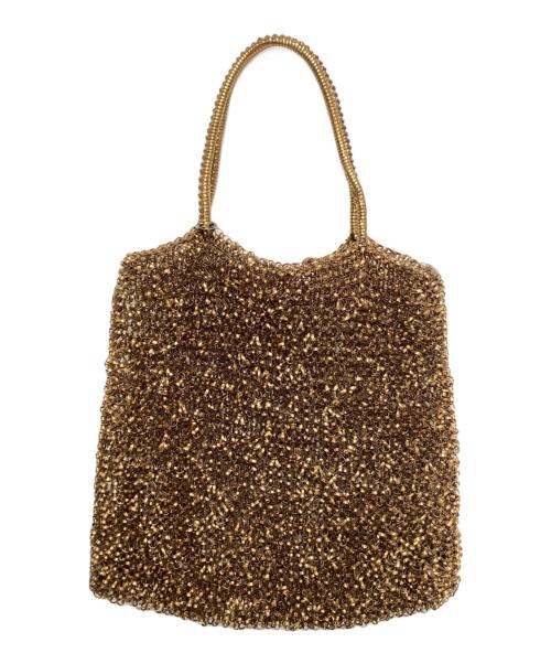 ANTEPRIMA（アンテプリマ）ANTEPRIMA (アンテプリマ) ワイヤートートバッグ ゴールドの古着・服飾アイテム