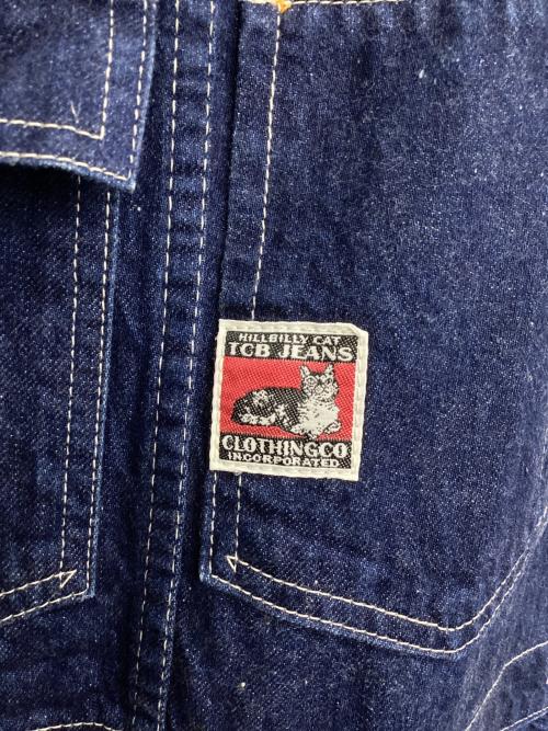 TCB jeans（ティーシービー ジーンズ）TCB jeans (ティーシービー ジーンズ) オーバーオール ブルー サイズ:記載なしの古着・服飾アイテム