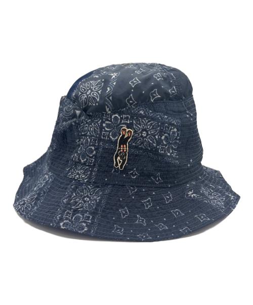KAPITAL（キャピタル）KAPITAL (キャピタル) バケットハット ブルーの古着・服飾アイテム