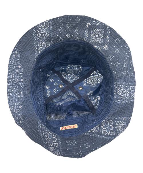 KAPITAL（キャピタル）KAPITAL (キャピタル) バケットハット ブルーの古着・服飾アイテム