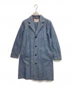 DANTONダントン）の古着「チェスターコート」｜ネイビー