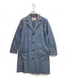 DANTON（ダントン）の古着「チェスターコート」｜ネイビー